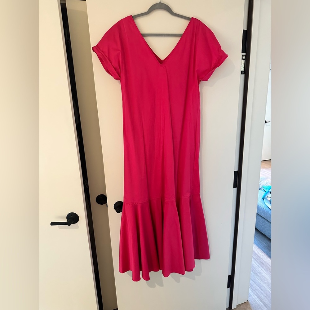 Antonio Melani Pink Myrna Short Sleeve Maxi Dress
